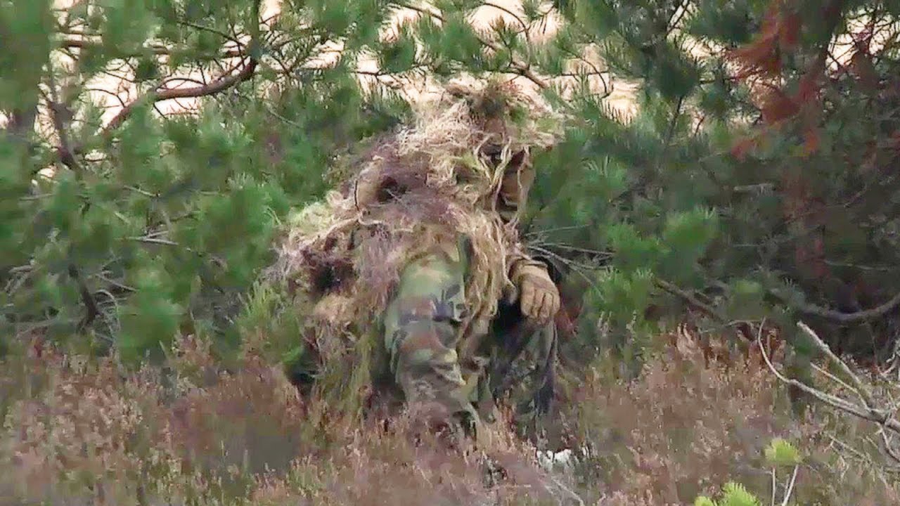 military sniper ghillie suit